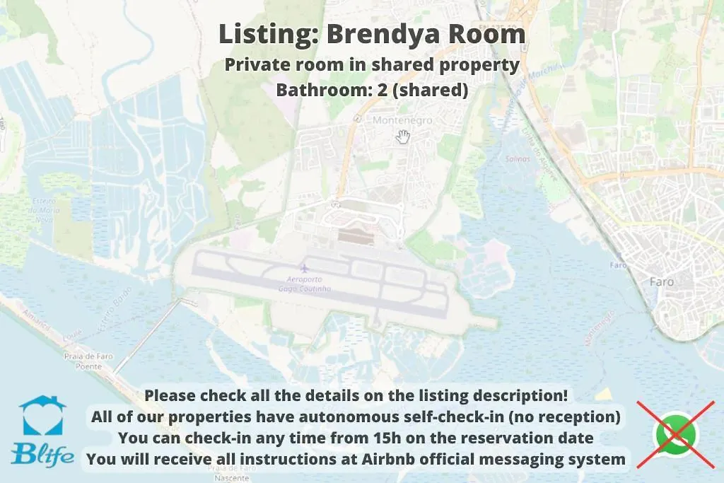 Blife Marya Private Rooms - Airport Stay Distrito de Distrito de Faro Portugal